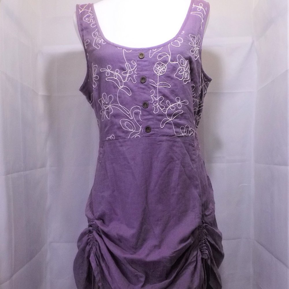 NWT Joe Browns Boho Dress w/Layered Ruched Skirt